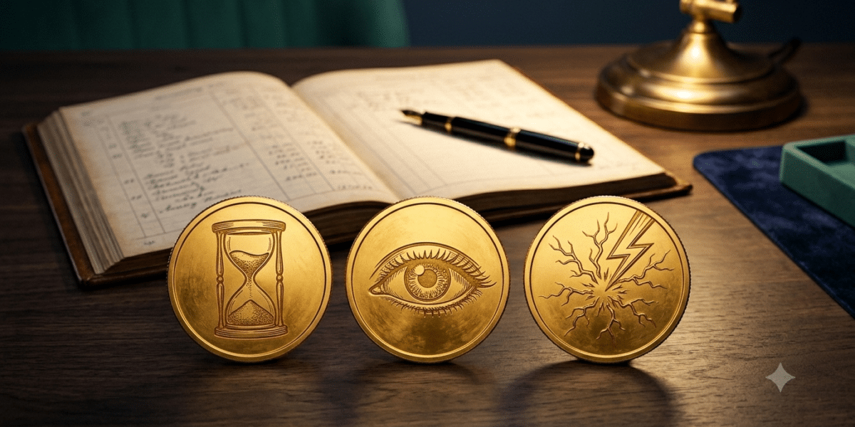 tres monedas doradas tiempo atención energía - gerencia de tu vida Mi Vida SAS